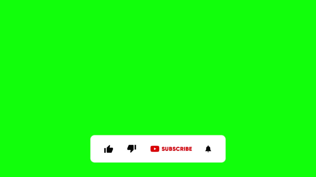 Subscribe Clicking Animation Free Green Screen preview