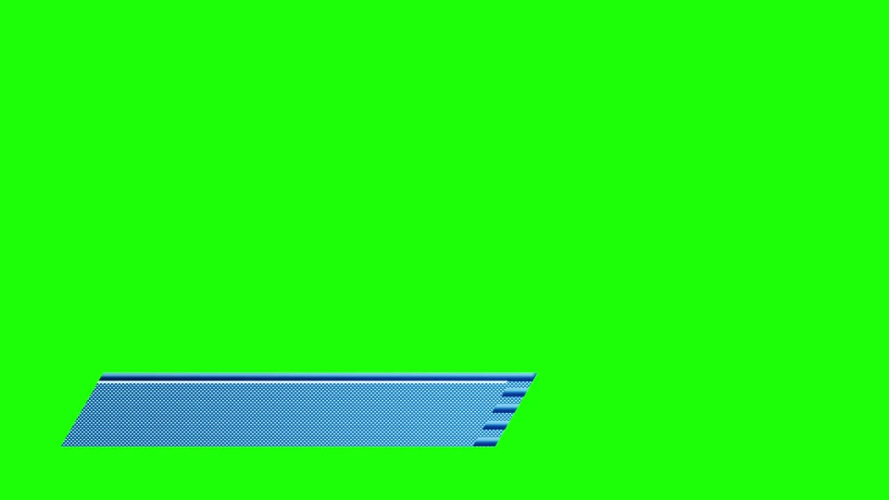 Title Footer on Green Screen preview