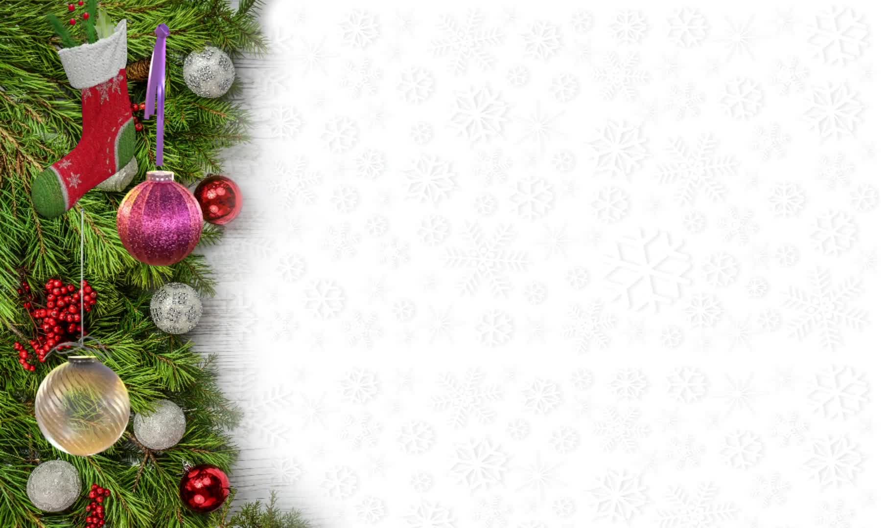 Stock footage of ornaments on christmas tree preview