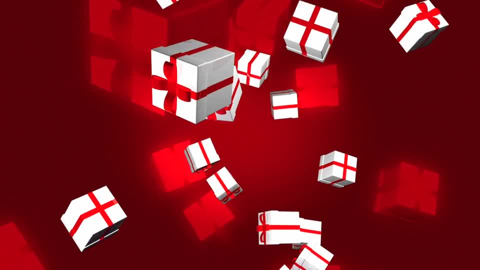 Stock video of christmas gift box preview