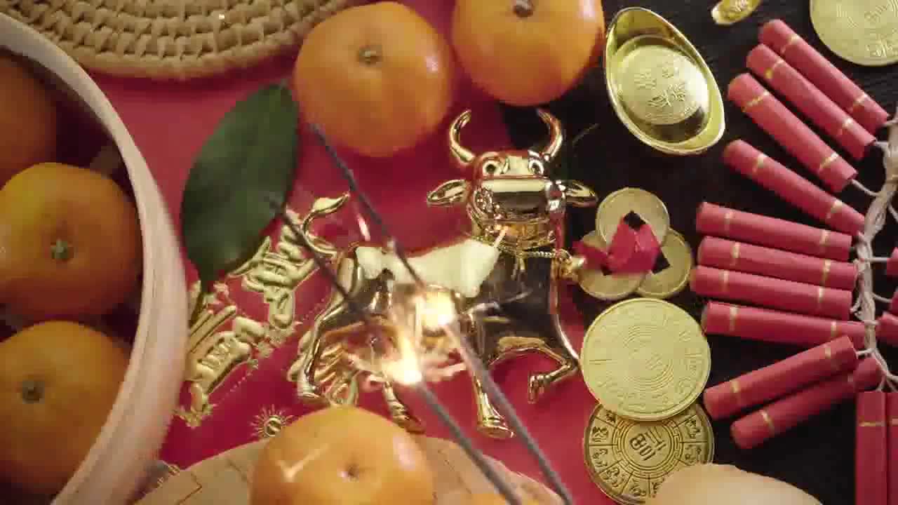 Stock video of sparklers and crackers preview