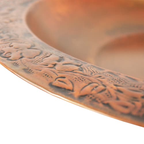 Close up of beautiful birdbath