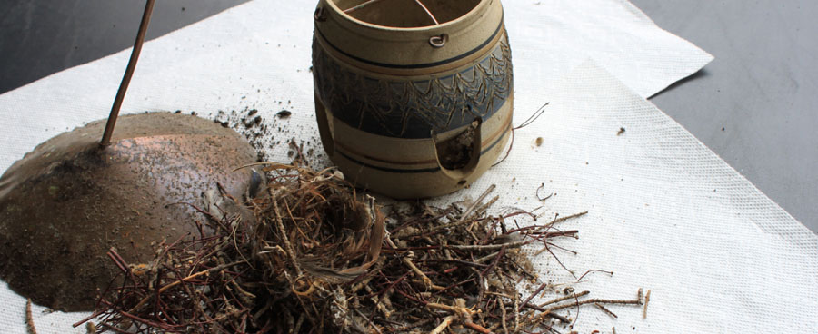 Deconstructed bird house