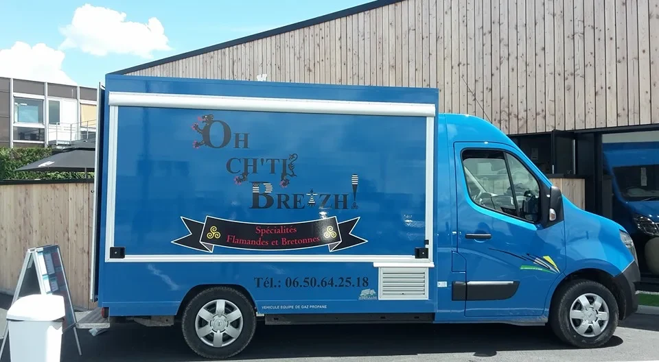 Oh Ch'ti Breizh, food truck installé à Bruz mêlant spécialités flamandes et street food bretonne