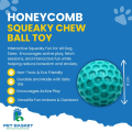 Honeycomb Squeaky Chew Ball Toy for Dog thumbnail 6