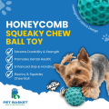 Honeycomb Squeaky Chew Ball Toy for Dog thumbnail 5