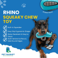 Rhino Squeaky Chew Toy for Dog thumbnail 4