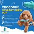 Crocodile Squeaky Chew Toy for Dog thumbnail 4