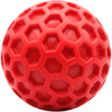 Honeycomb Squeaky Chew Ball Toy for Dog view 2