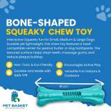 Bone Shaped Squeaky Chew Toy for Dog view 5