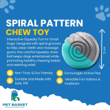 Spiral Pattern Chew Toy for Dog view 5