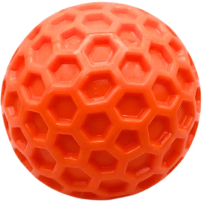 Honeycomb Squeaky Chew Ball Toy for Dog view 3