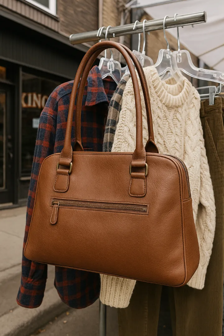 Leather Handbag - Preloved