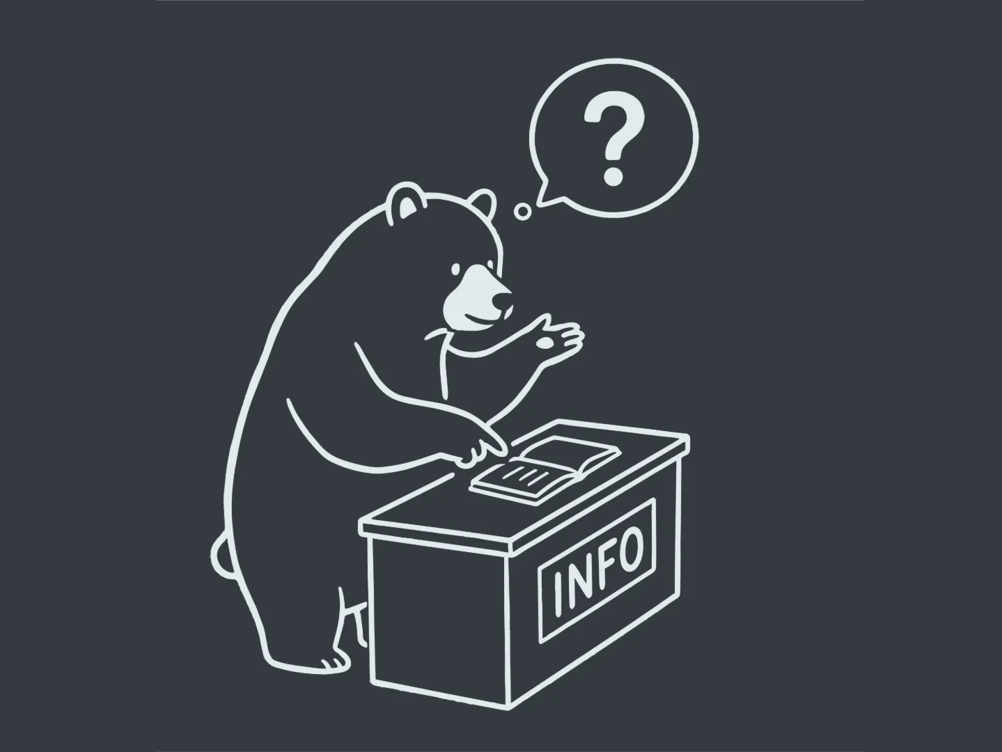 oso explicando un tema