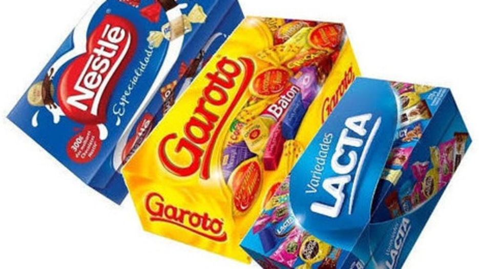 Bombons Lacta x Nestlé x Garoto