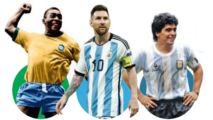 Os maiores/melhores jogadores de futebol de todos os tempos