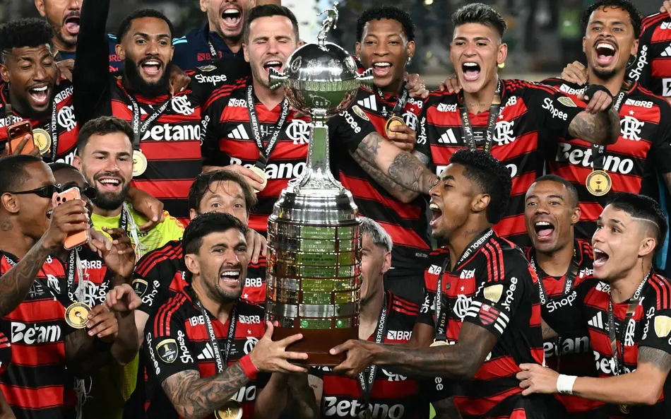 JOGADORES LIBERTADORES FLAMENGO 19, 22 E 25