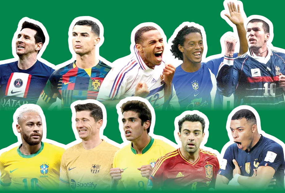 MAIORES JOGADORES DE TODOS OS TEMPOS