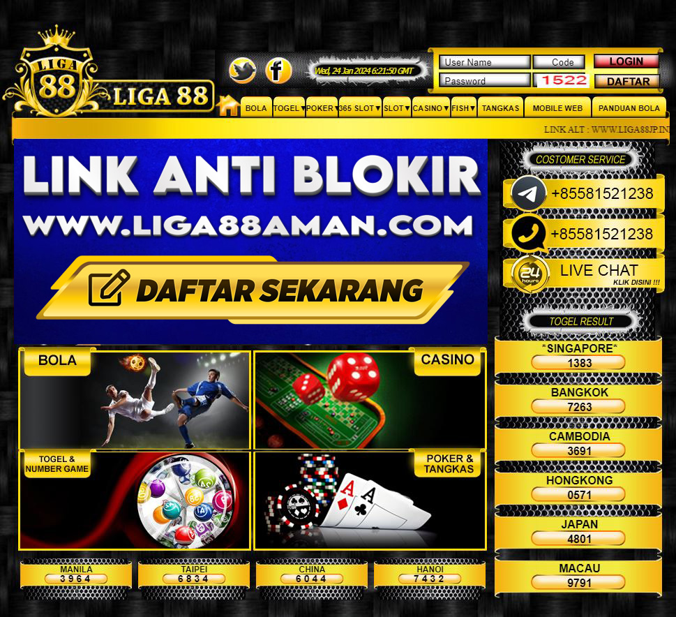 LIGA88 : Login & Daftar Situs Judi Bola Liga 88 Alternatif