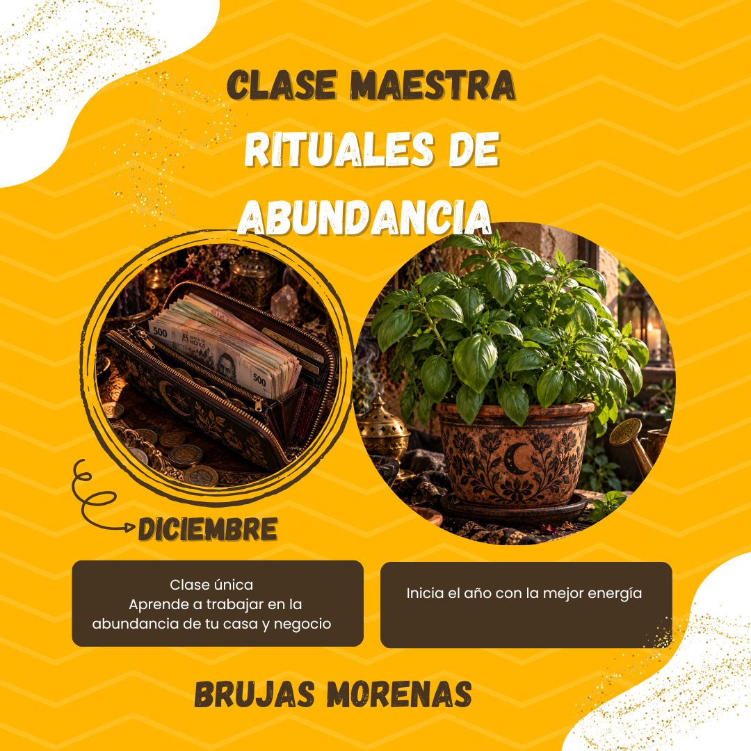 CLASE MAESTRA RITUALES DE ABUNDANCIA
