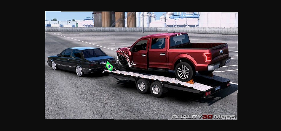 МОД Pack Ownable Trailers for Cars v1.3 ДЛЯ EURO TRUCK SIMULATOR 2