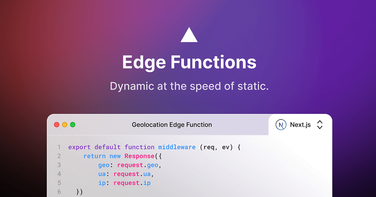 Supercharging Your App with Edge Functions in Next.js 15