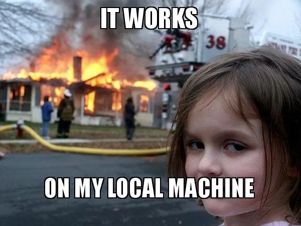 Burning house