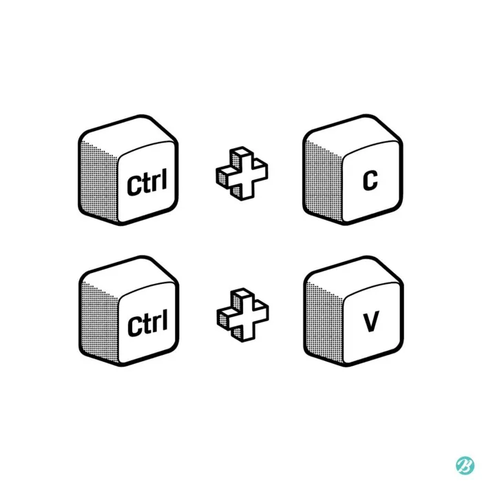 ctrl c + ctrl v