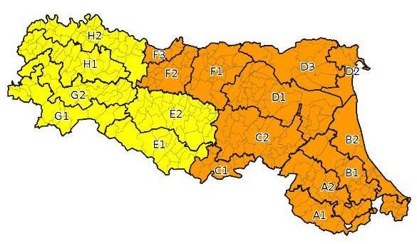 Castel Bolognese, allerta meteo arancione: chiusi parchi, giardini pubblici e aree verdi