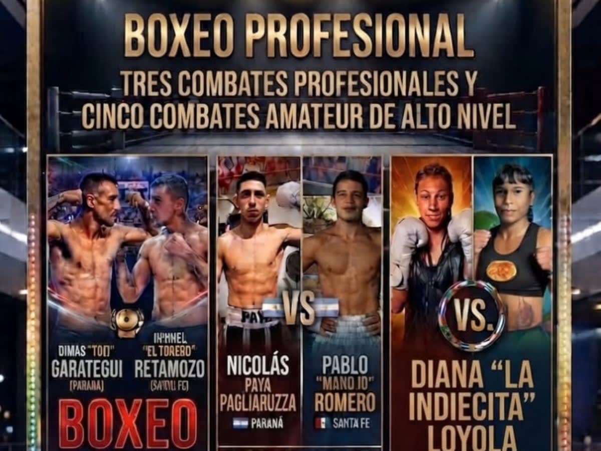 PARANÁ SE PREPARA PARA UNA GRAN NOCHE DE BOXEO PROFESIONAL