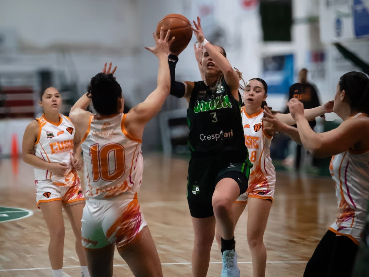 Anna Giorgio fue la destacada del Verde con 11 puntos. Foto: Morena Walter. 