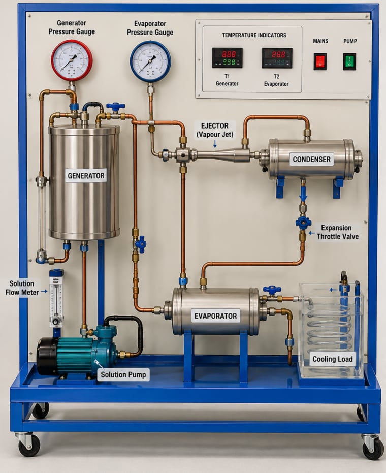 Vapour Jet Refrigeration Trainer