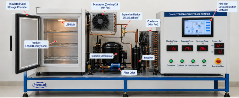 Computerized Bench Top Cold Storage Trainer
