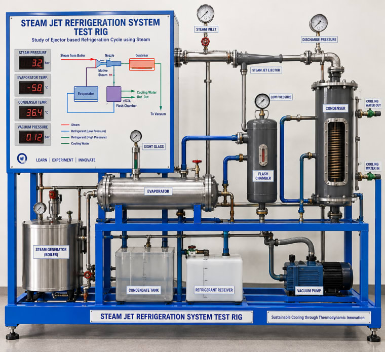 Steam Jet Refrigeration System