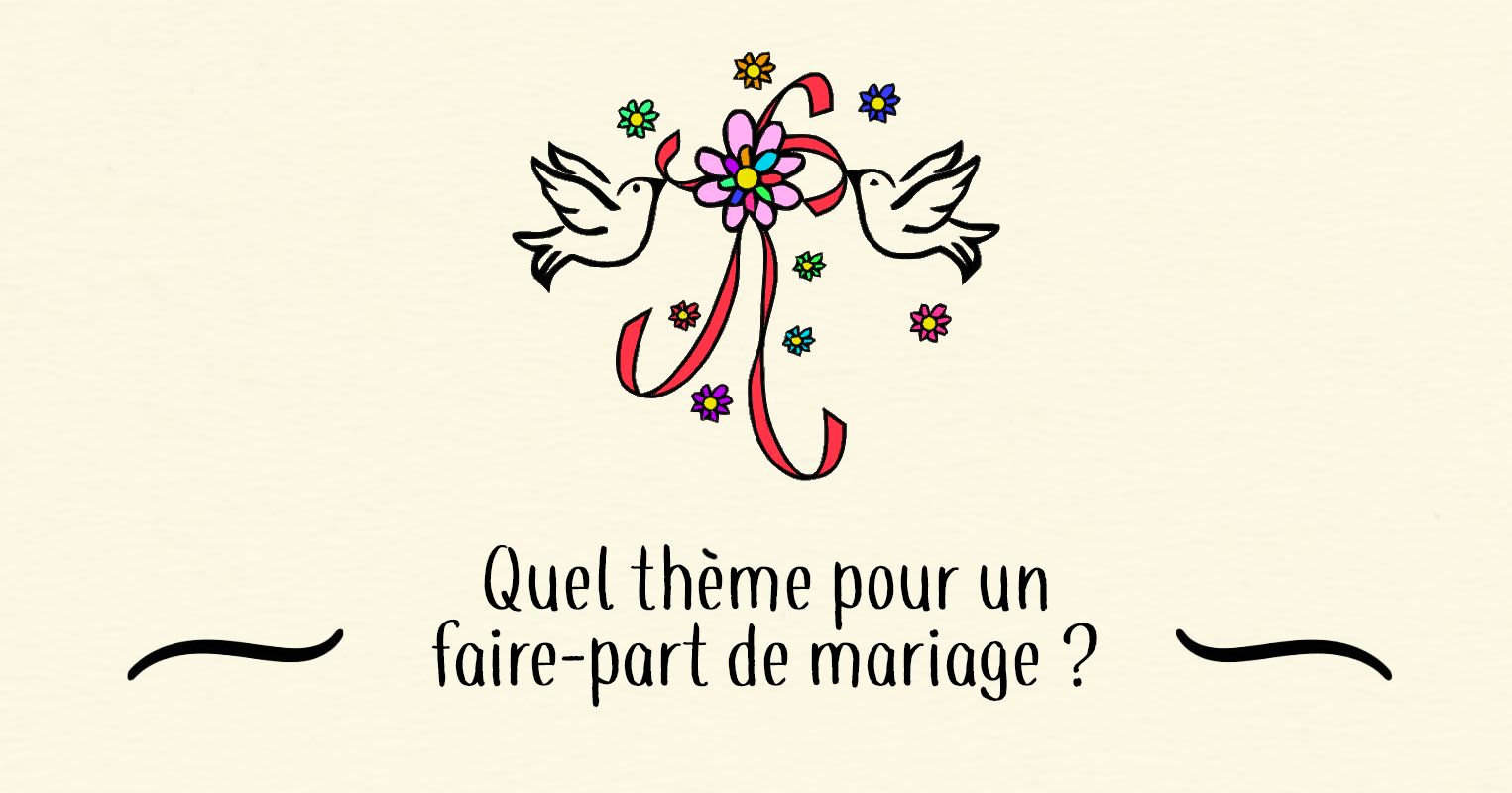 Un faire-part à l'image de votre mariage et qui ravira vos invités