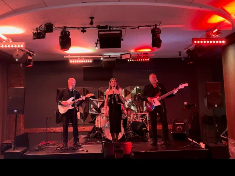 Duo acoustique Acoustic Partners en prestation lors d'une soirée d'entreprise