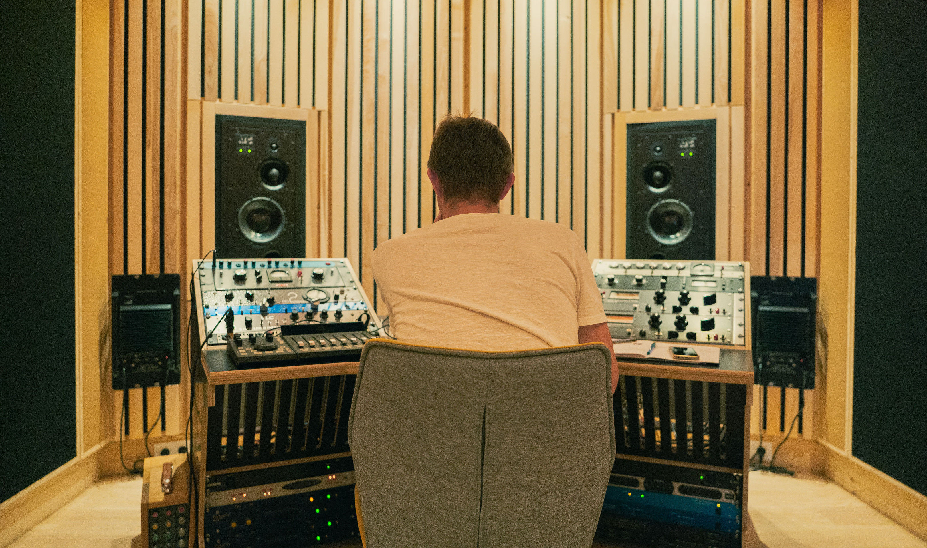 La régie de Palm Studio à Aix-les-Bains, studio d'enregistrement en Savoie