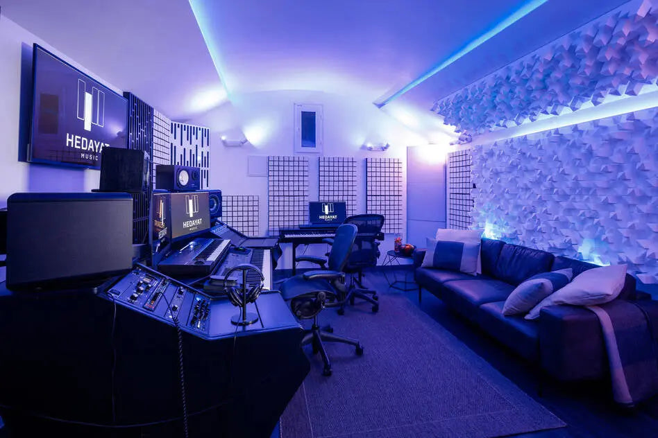 Régie du Studio A de Hedayat Music, studio d'enregistrement du 97 rue Oberkampf à Paris 11e