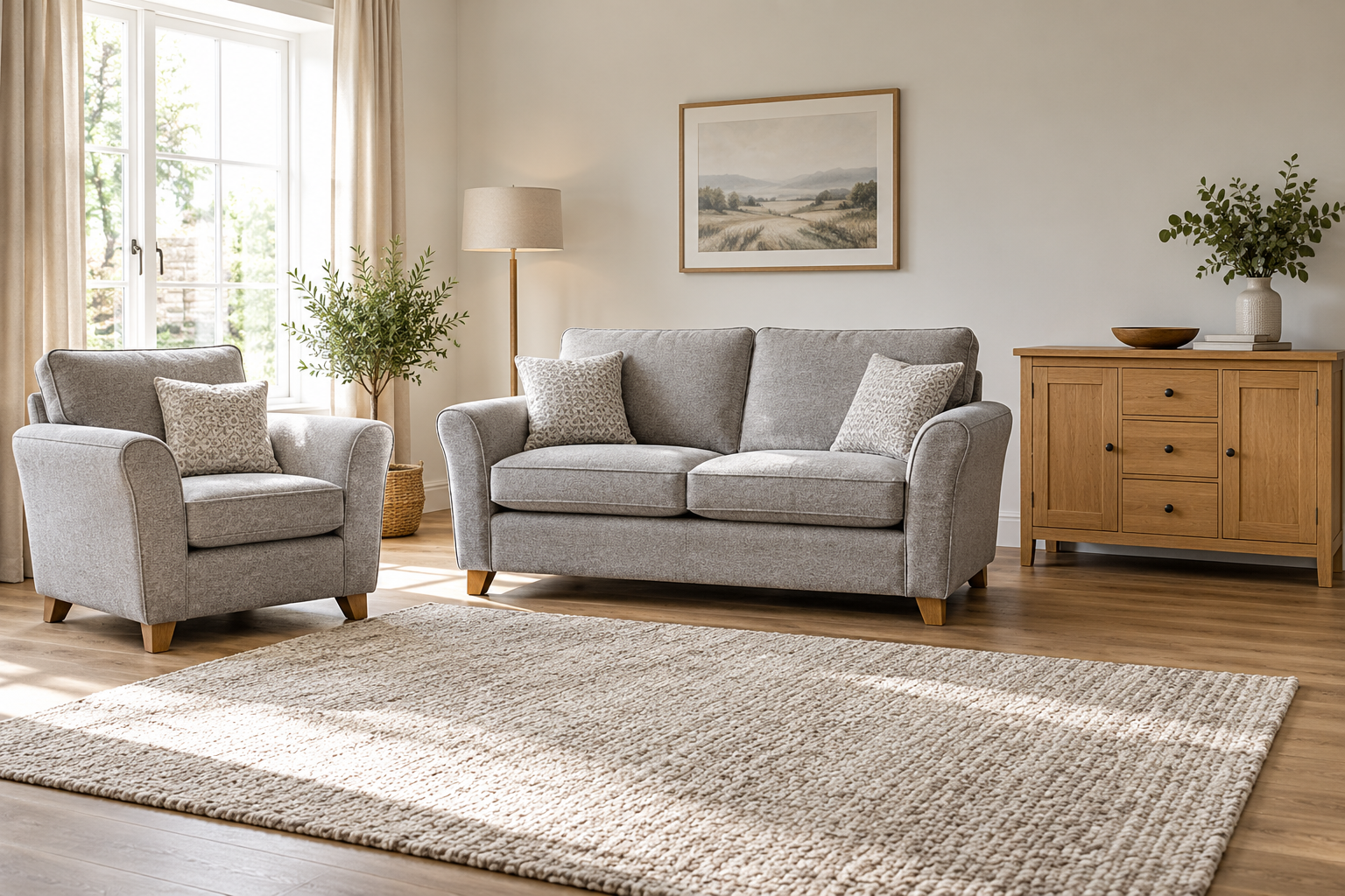 Generated illustration of lounge furniture
