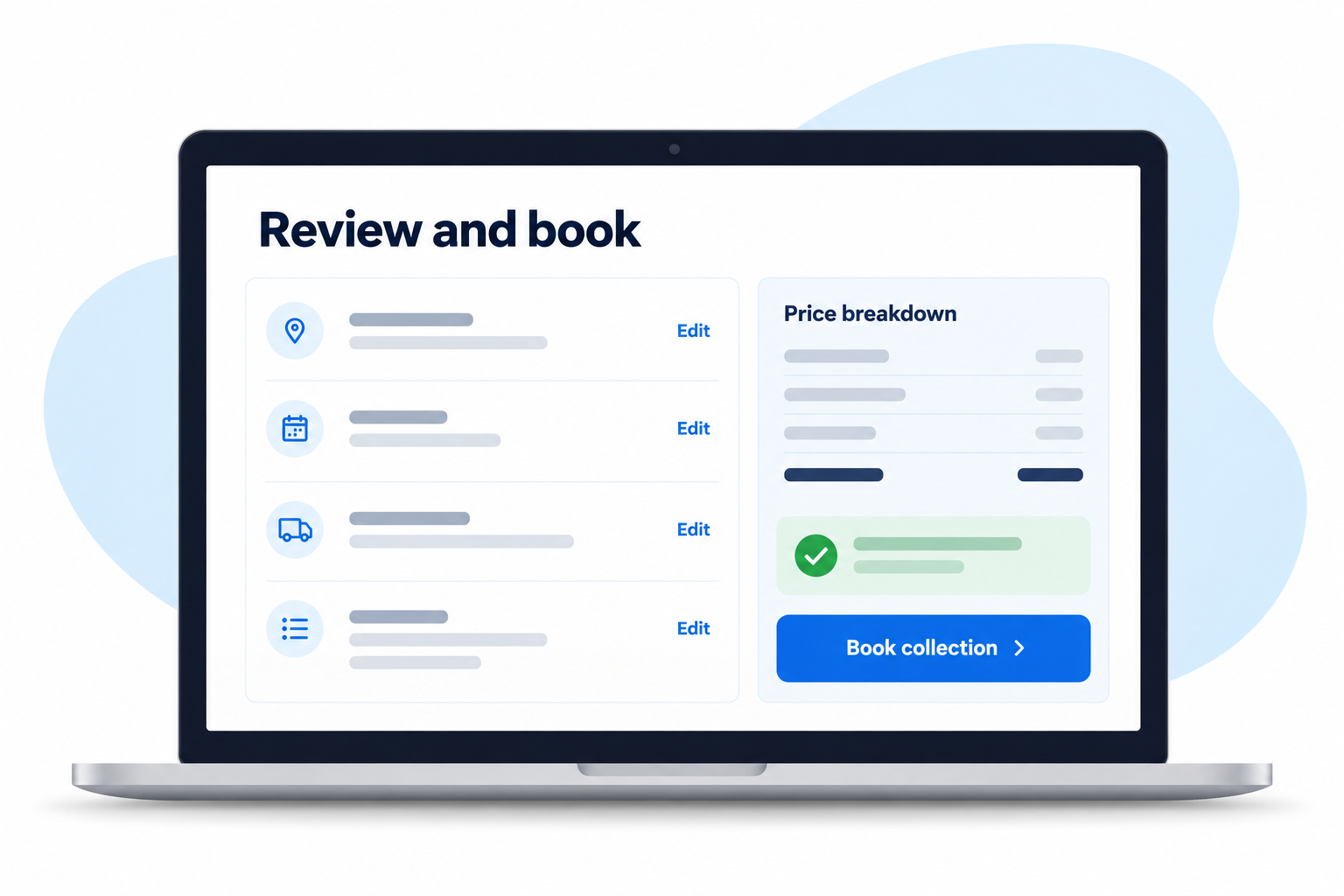 5. Review and confirm
