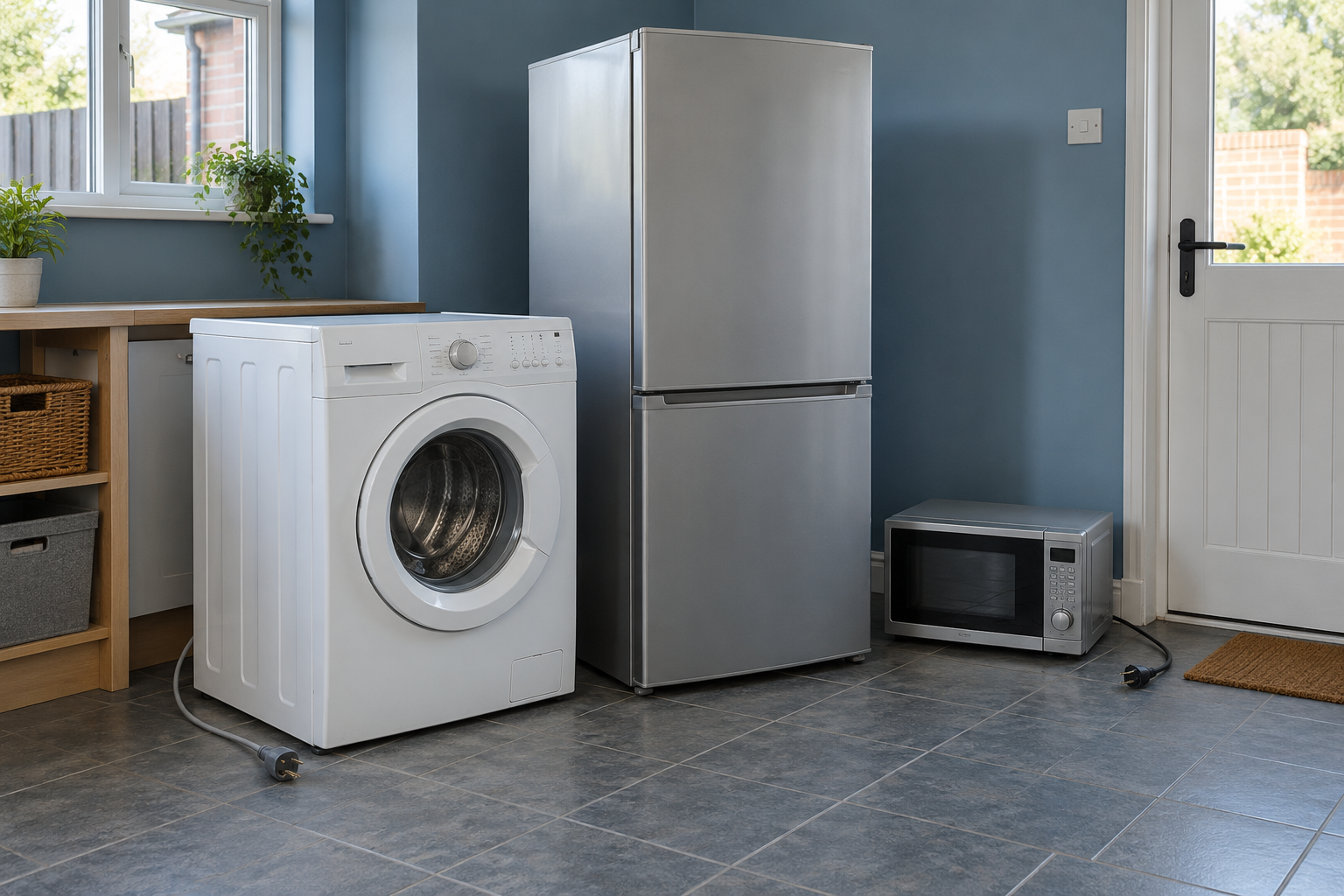 Illustrative household appliance prepared for collection (illustrative image)