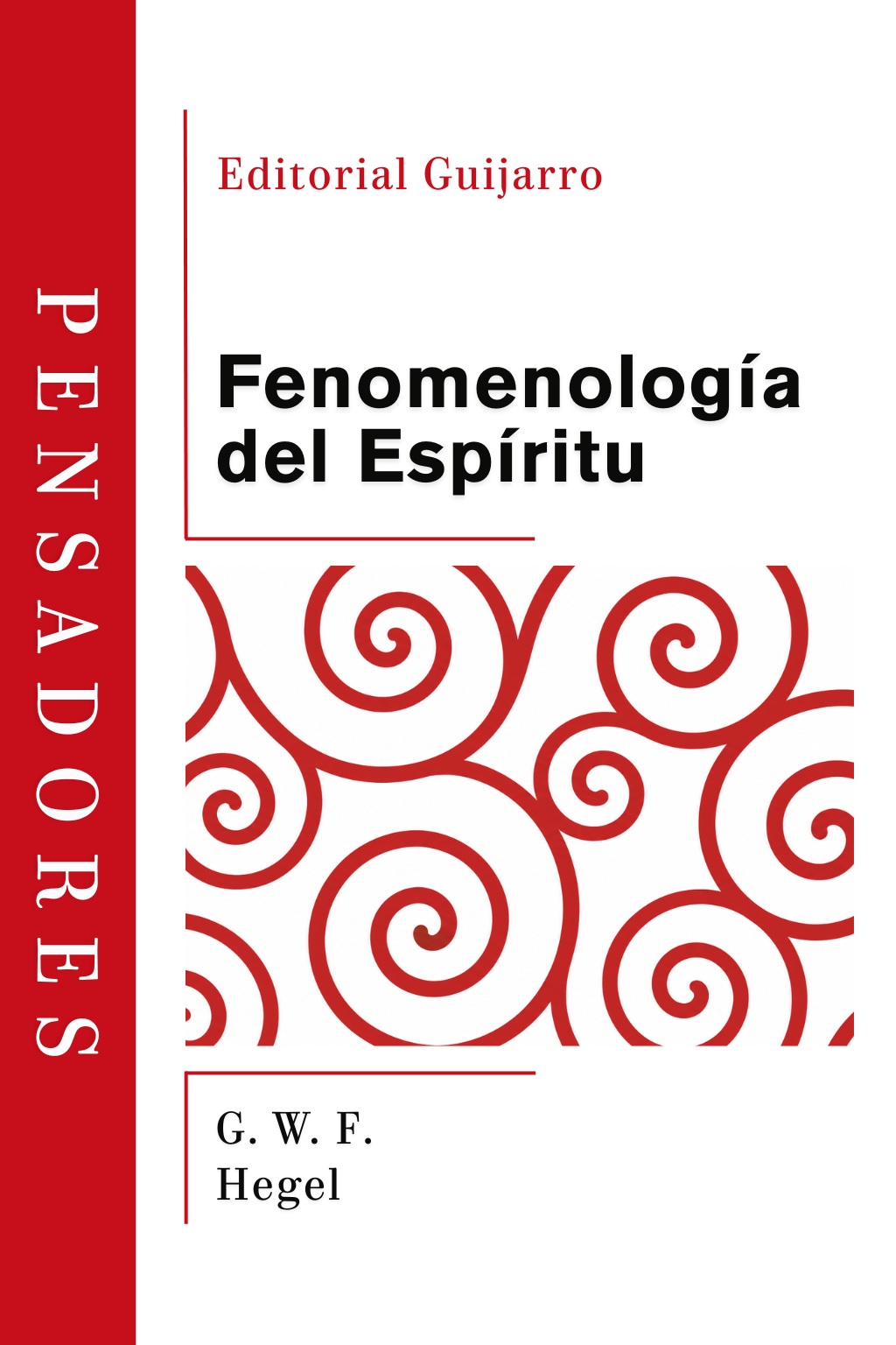 Portada de Fenomenología del Espíritu