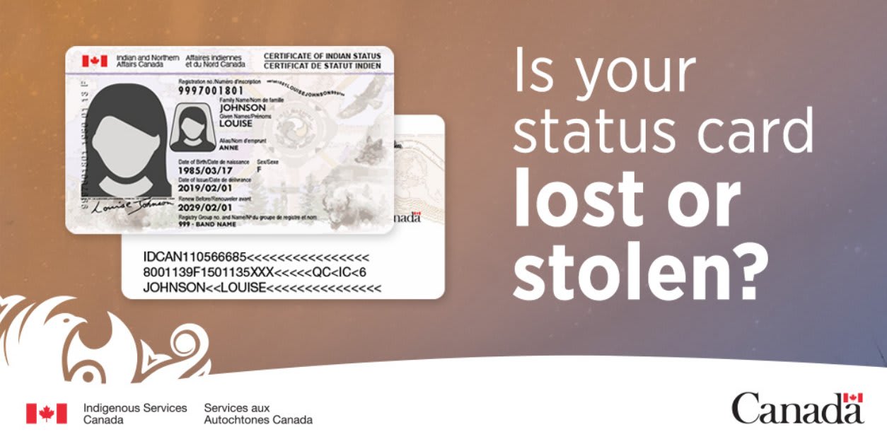 Replacing a Lost SCIS: Steps and Considerations To Getting a New Native Status Card