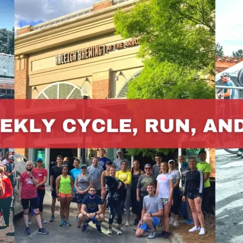 Raleigh Brewing (Raleigh and Cary) Cycle, Run, and FUN!