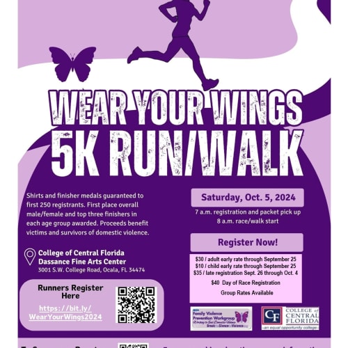 Wear Your Wings 5k Fun Run/walk
