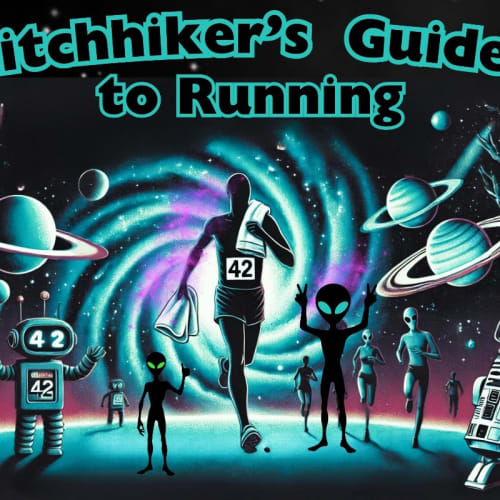Hitchhiker's Guide To Running - 5k, 10k, & Half Marathon