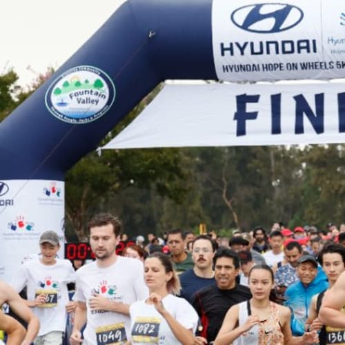 Hyundai Hope On Wheels 5k And Color Fun Run