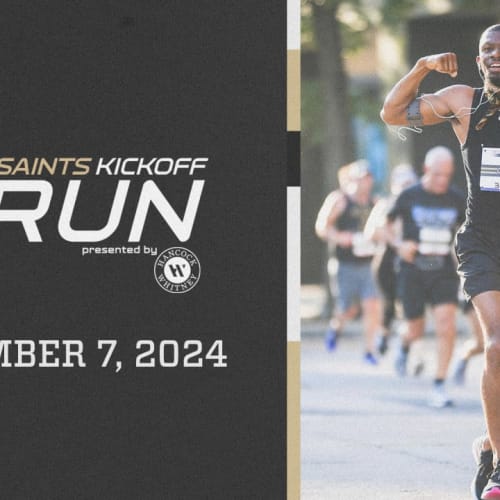 Saints Kickoff Run Presented By Hancock Whitney