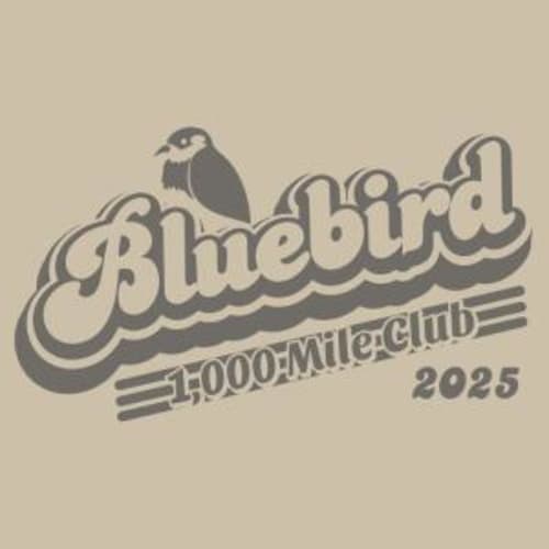 Bluebird 1,000 Mile Club 2025