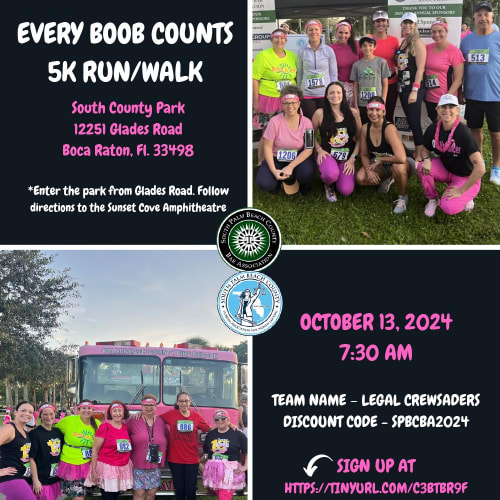 12th Annual Every Boob Counts 5k Run/walk